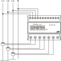 Liczniki - LE-03d CT200 / LE-03d CT400