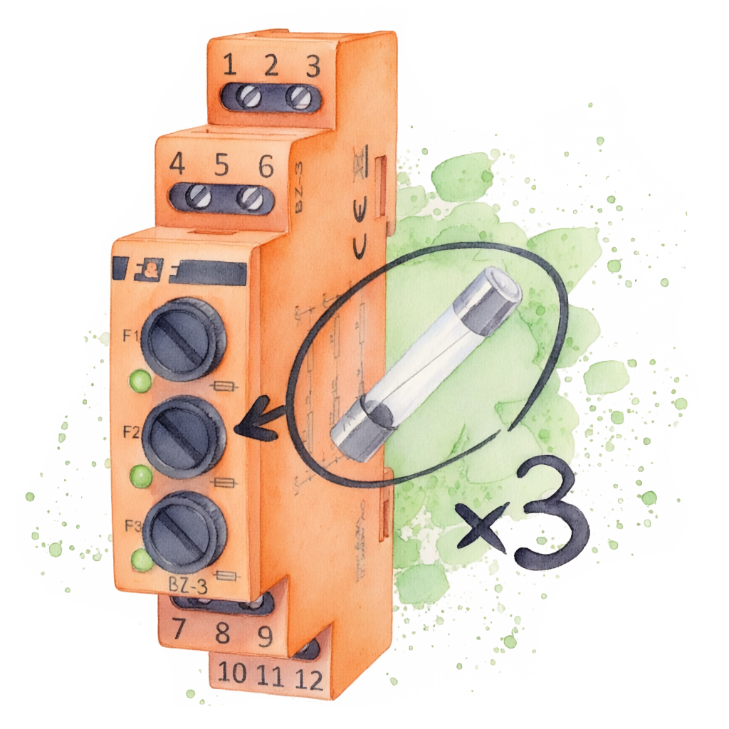 Zestaw: monitor zużycia energii ENERGY-3-OPTI-100 z lampką LK-BZ-3