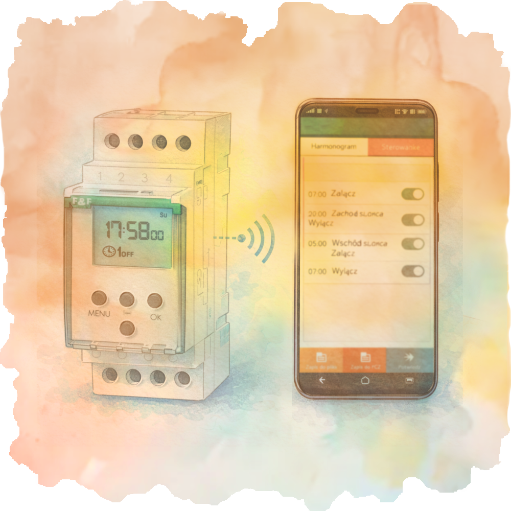Zegar programowalny tygodniowy PCZ-521.4
