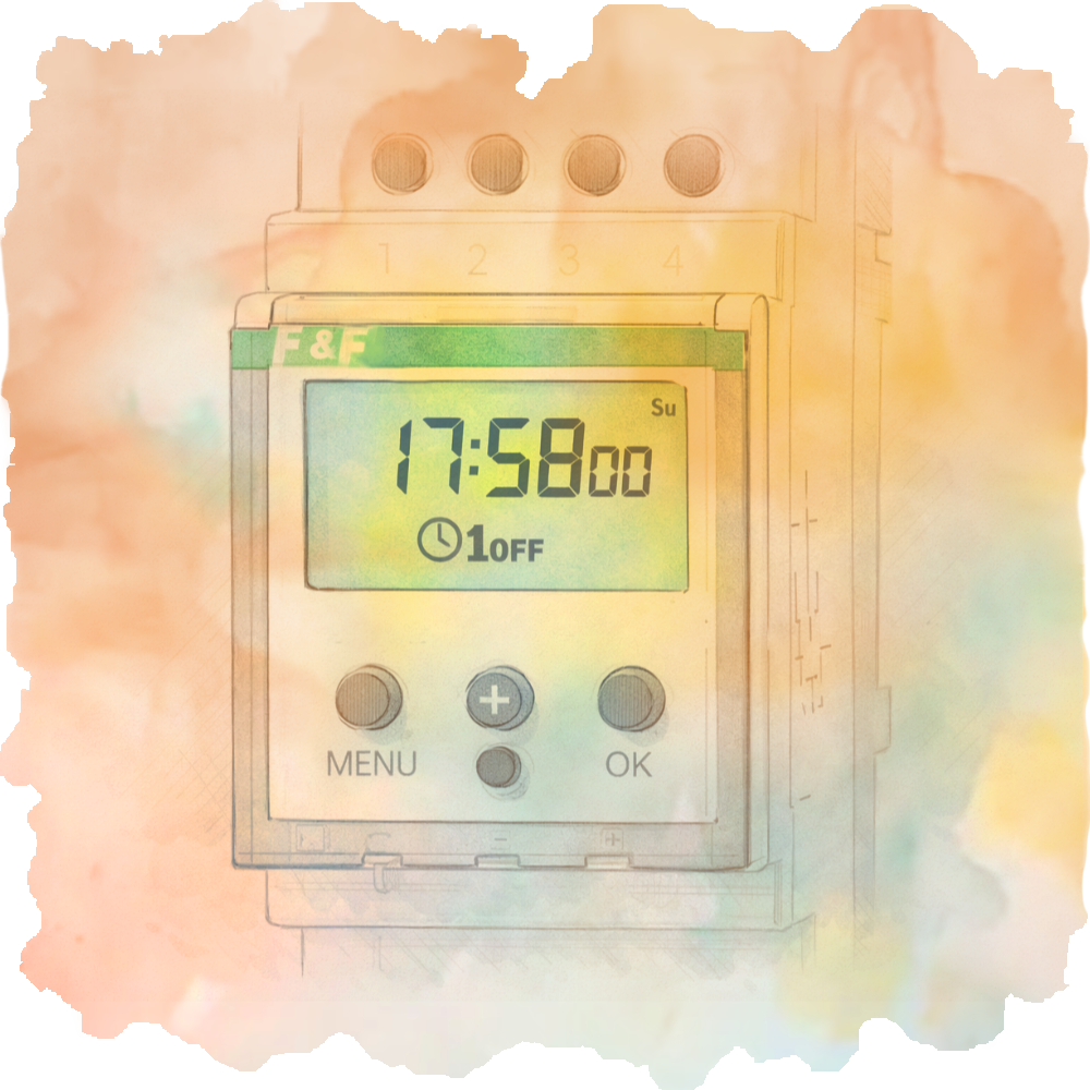 Zegar programowalny tygodniowy PCZ-521.4